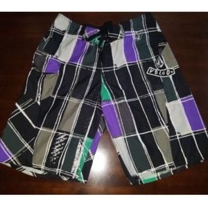 Volcom Sz 30 ModTech Mosaic Mens Board Shorts